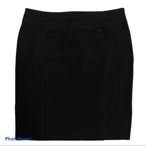Mini Contour Fit Pencil Skirt in Black 8